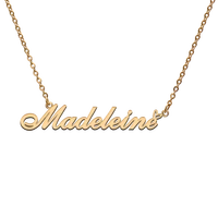 god with love heart personalized character necklace with name madeleine for best friend jewelry gift