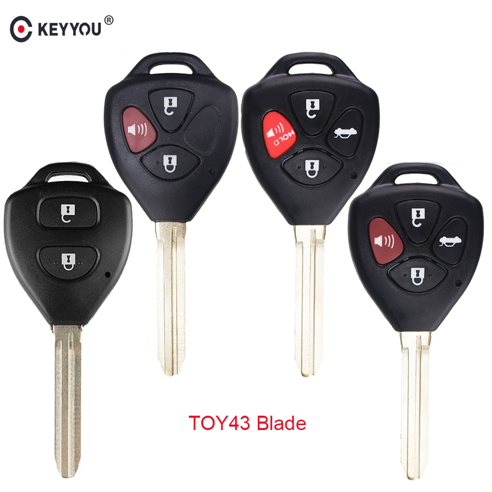 Чехол KEYYOU для Toyota Camry Corolla Avalon Venza 2007 2008 2009 2010 2011 2012|Ключ от авто| |