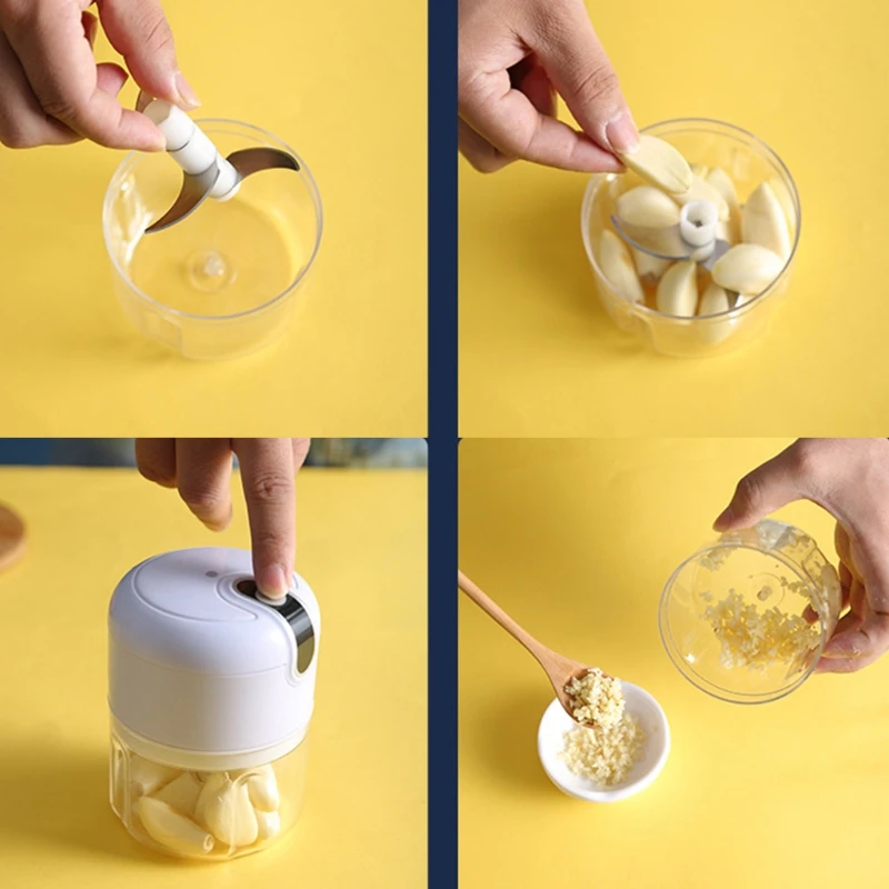 Домашняя электрическая мясорубка портативный блендер спиральная овощерезка