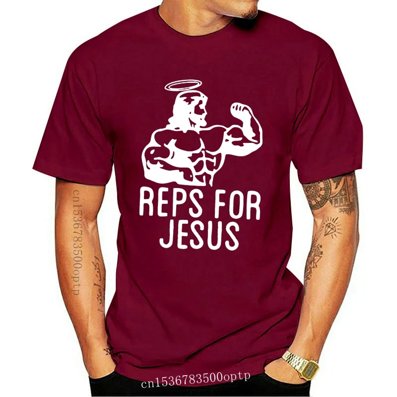 

Loo Show Mens Reps For Jesus Casual T-Shirts Men Tee(2)