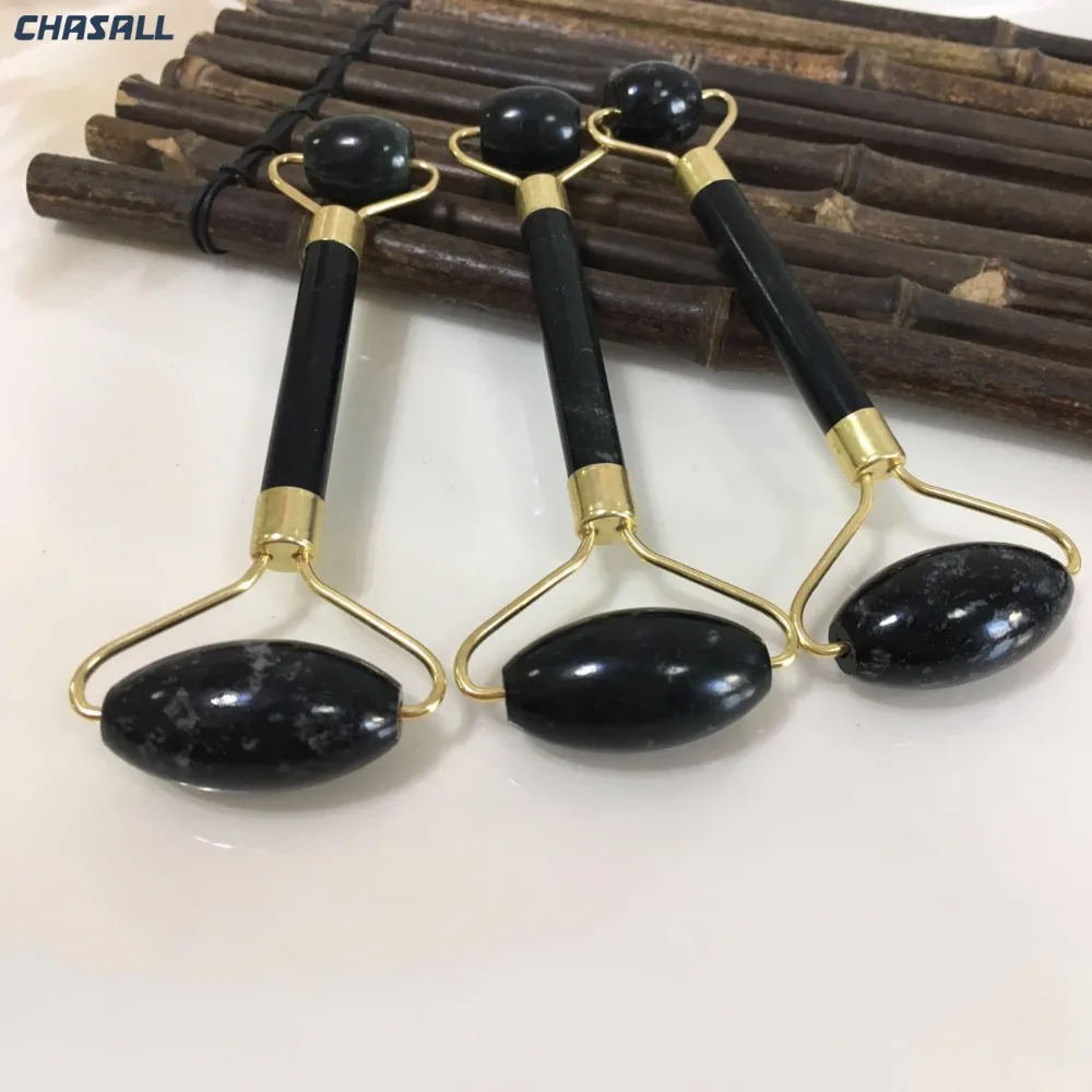 Chasall роллер для массажа лица натуральный природный камень Прямая доставка шеи