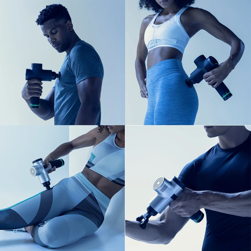 

High Frequency Electric Muscle Massage Gun Deep Tissue Back Massager For Neck Hypervolt Armas Fitness Relax Body Pain Relief