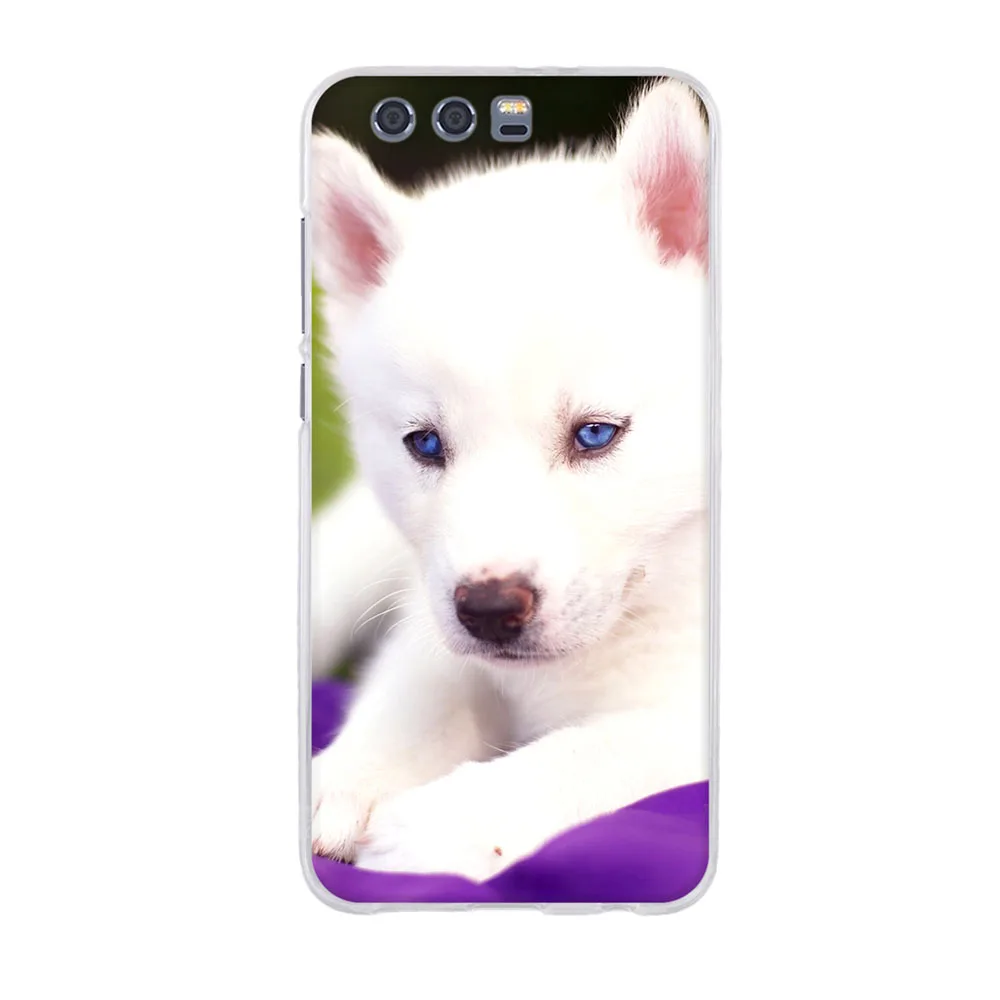 Чехол для Huawei Honor 9 STF-L09 мягкий силиконовый чехол из ТПУ с рисунком собаки |