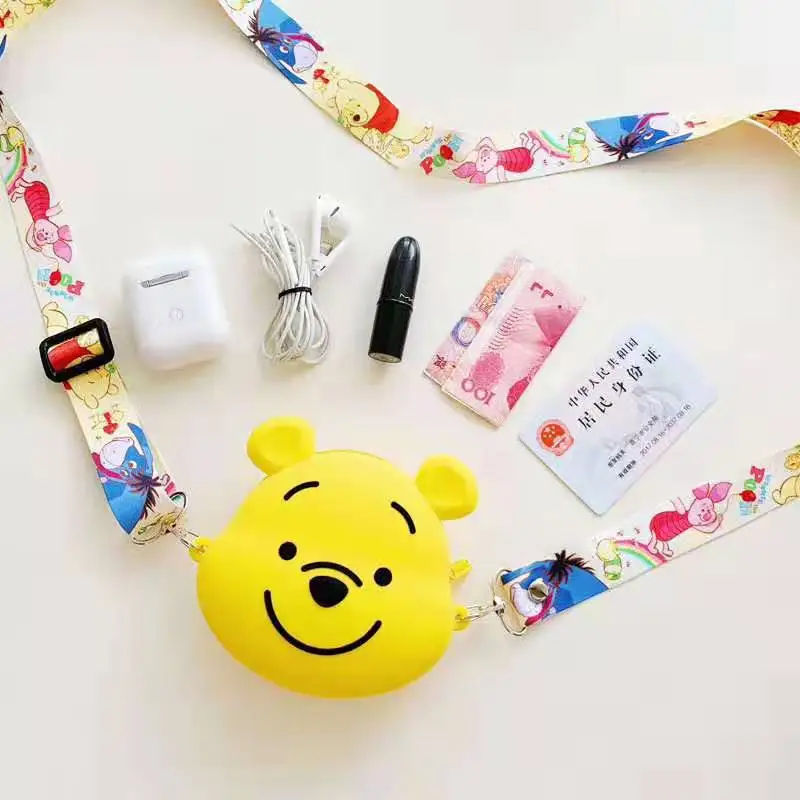 Новинка кошелек для монет Disney с Микки Маусом женская сумка-мессенджер через