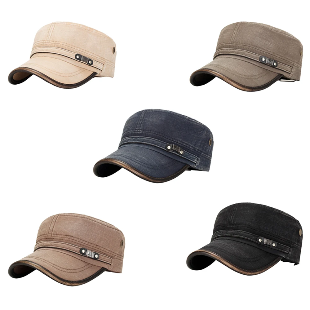 Мужская хлопковая кепка в военном армейском стиле солнцезащитный козырек