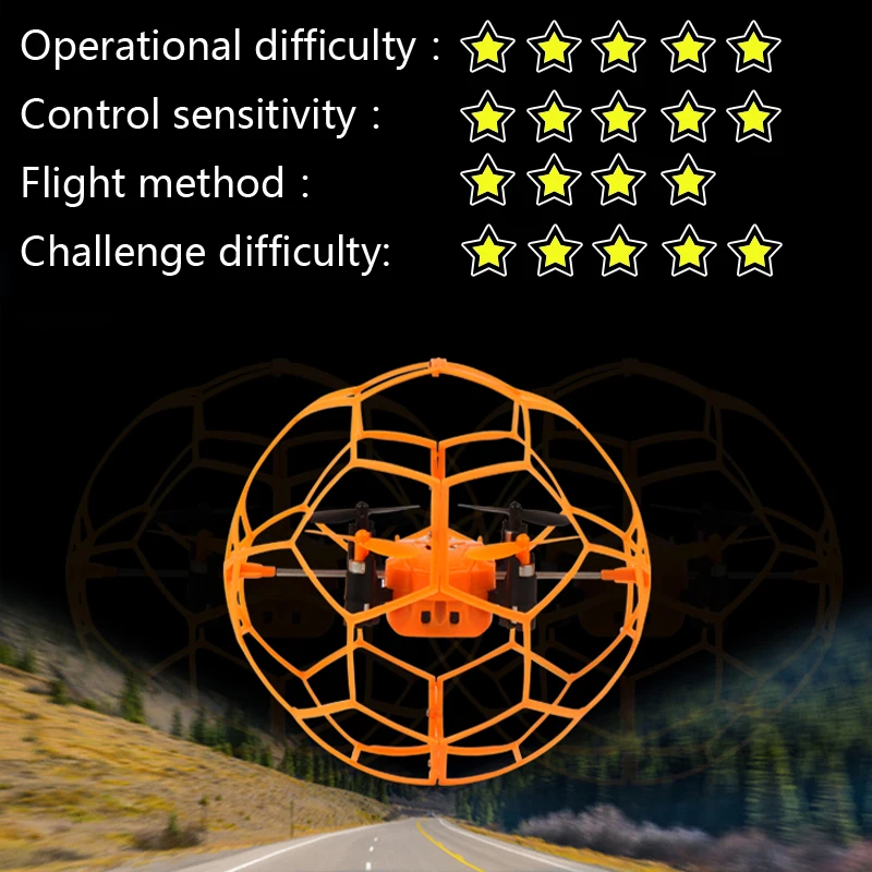 Мини Дрон Сферический 3D флип Радиоуправляемый шар радиоуправляемые дроны