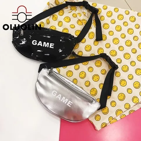 Детская сумка для бега кошелек с надписью мессенджер мальчиков и девочек