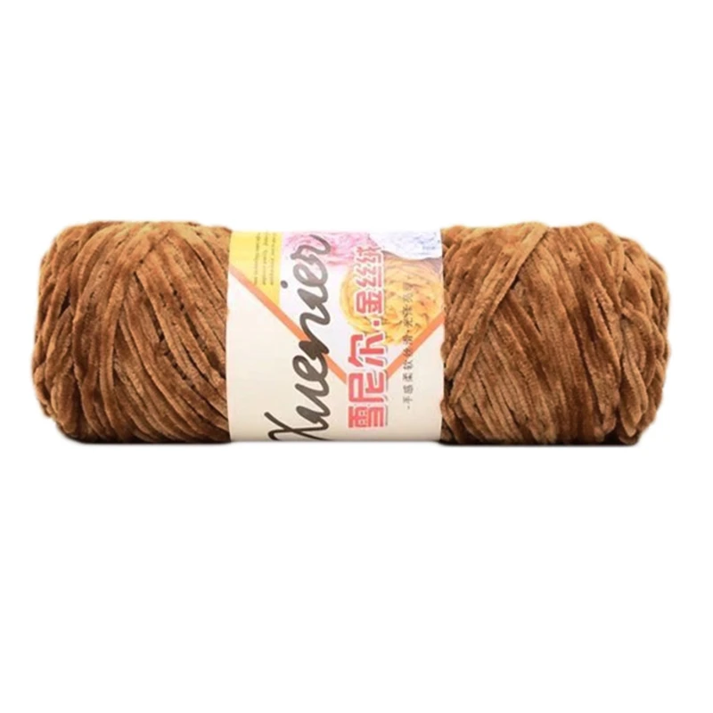 100 г синель ручная вязка Толстая вязаная крючком нить для рукоделия шарф свитер