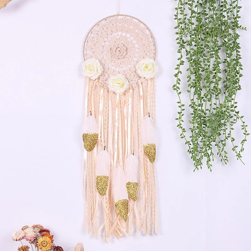 

Art Wall Hanging Bohemian Wedding Decoration Dream Catcher Large Nordic Girls Room Decor Party Macrame Decorative Items For Home