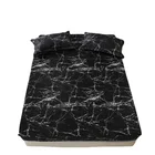 Комплект постельного белья из 3 предметов, двуспальная простыня в форме сердца, с резинкой, двуспальная кровать, наматрасник-Сабана