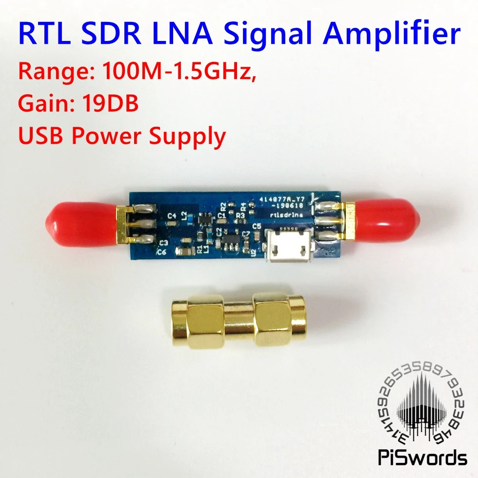 Активный rtl sdr lnb 100M 1 5 GHz усилитель сигнала|Детали устройств связи| |