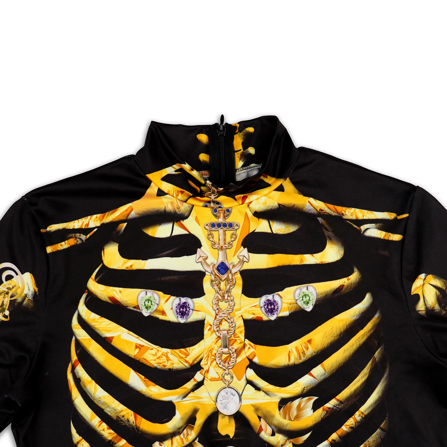 Страшный костюм Helloween платье для взрослых страшное с длинным рукавом карнавала