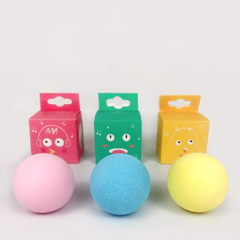 

EVA/Wool Smart Cat Toy Interactive Ball Animal Sound Catnip Pets Playing Ball Cats Training Toy Pets Squeaky Supplies Ball