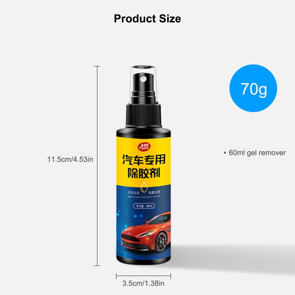

Car Window Glass Self-Adhesive Remover Car Decal Cleaning Agent Tool Kit Adhesive Remover Vinyl Wraps Graphics Decals Stripes