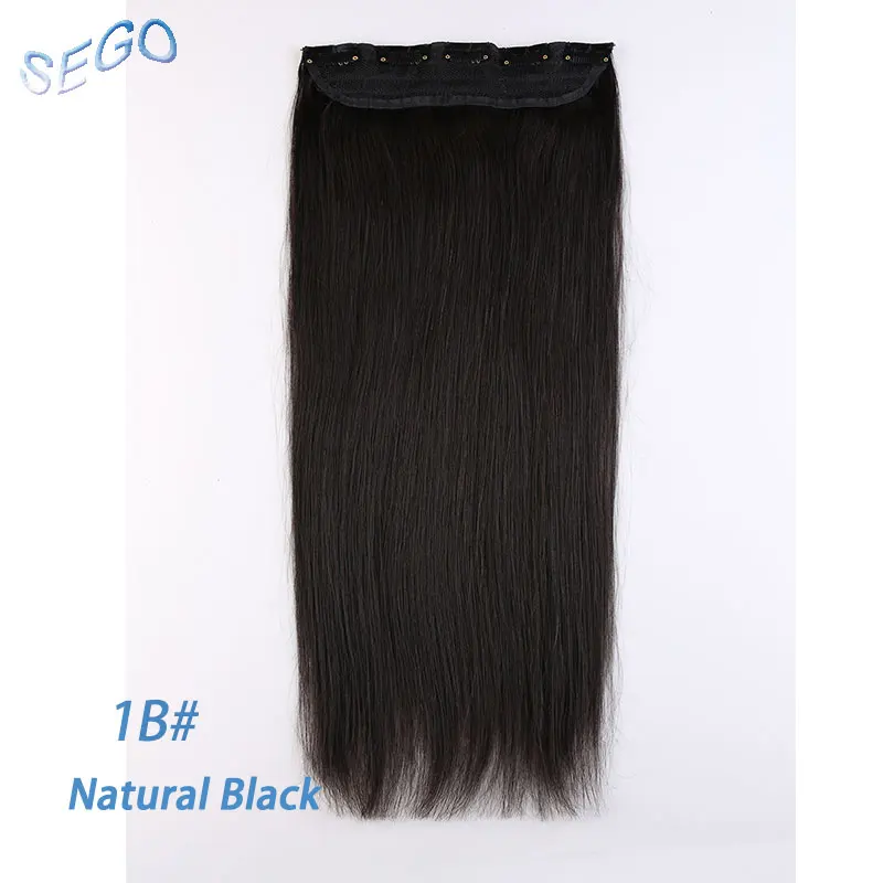 SEGO 1"-22" 80 г-100 г, Одна Деталь настоящие человеческие волосы для наращивания 1 p/w 5 клипс, Non-Волосы remy шт Прямые бразильские волосы