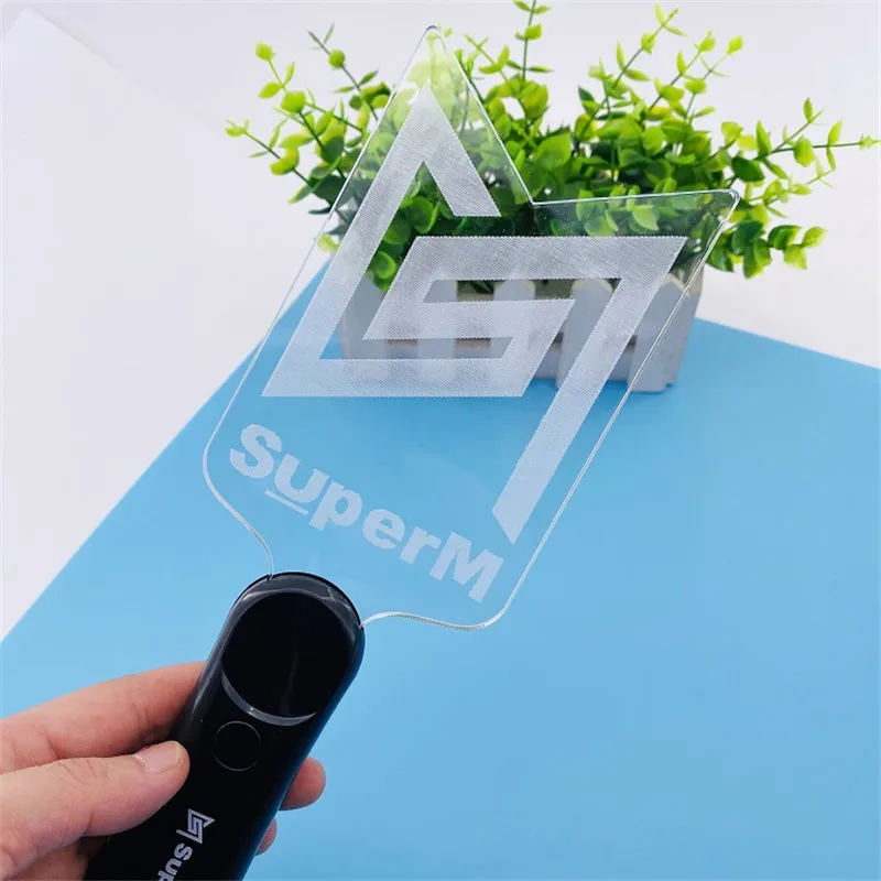 Мини-альбом KPOP супер м яркий светодиодный светильник для концерта со