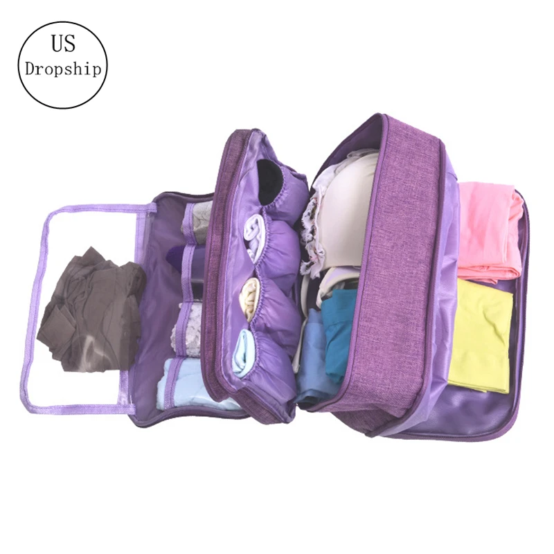 Новая портативная женская сумка для бюстгальтера водонепроницаемая Дорожная