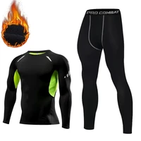thermal underwear men compression long johns keep warm winter inner wear clothes for tracksuit