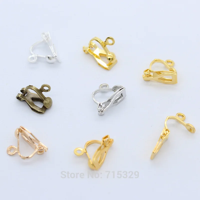 Металлические серьги-конвертеры с золотым и серебряным покрытием bnz фурнитура