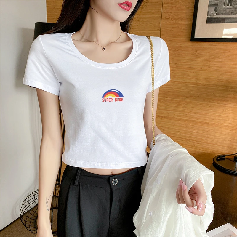 

2020 Summer Fashion T Shirt Women black Woman Tshirt