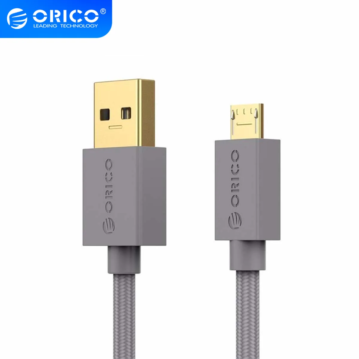 Кабель для передачи данных ORICO USB2.0 типа A на Micro B 2 0 кабель быстрой зарядки Android 5 м/1