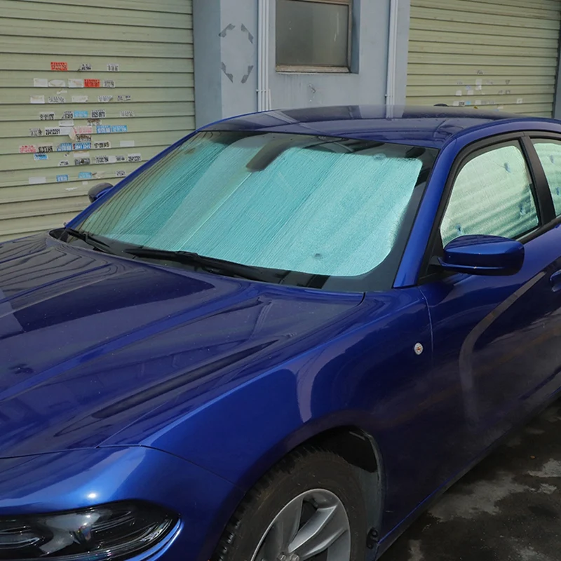 Солнцезащитный козырек на лобовое стекло для Dodge Charger 2015-2021 алюминиевая фольга