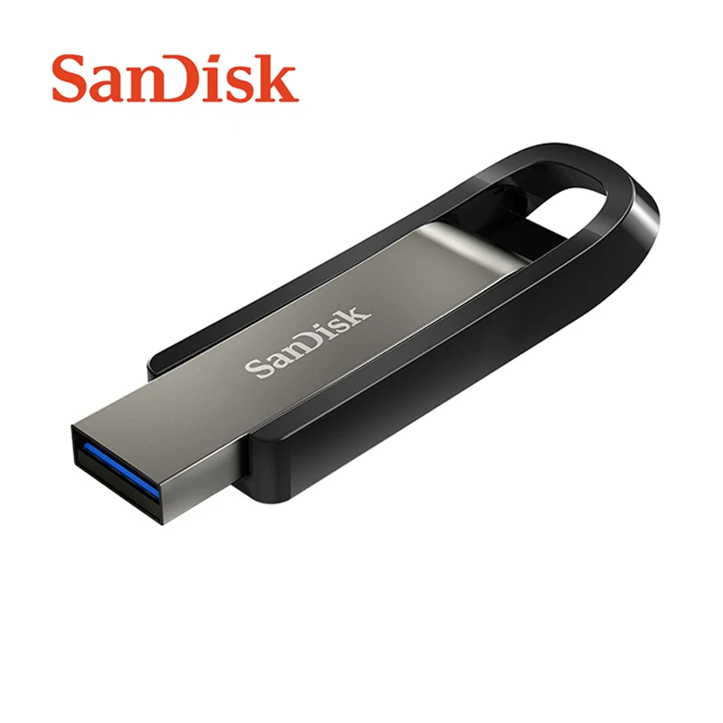 Sandisk-pendrive Extreme go Cz810 256gb 128gb 64gb Alta Velocidade 400 mb s com Gerador u Pen drive USB
