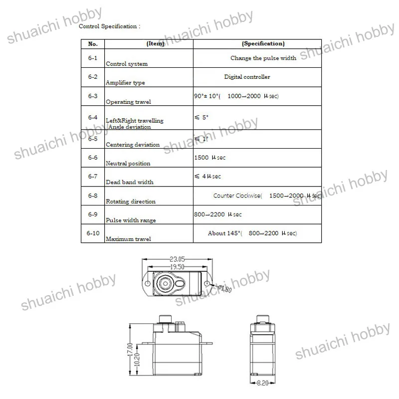 4 шт 2g цифровой сервопривод ми