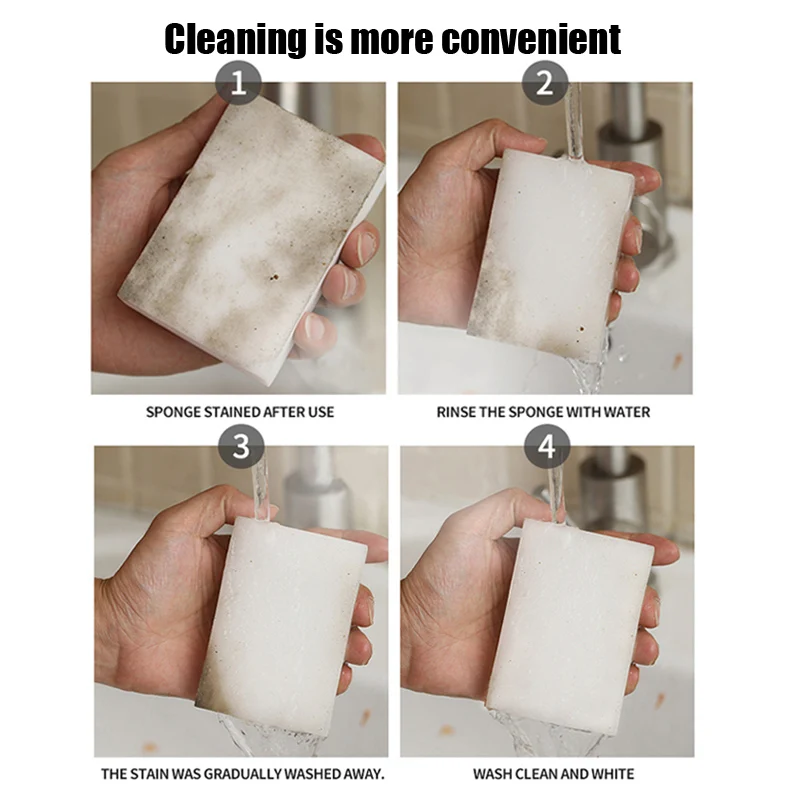 100 шт. волшебный спонж стиратель Меламиновый кухонная тряпка принадлежность для