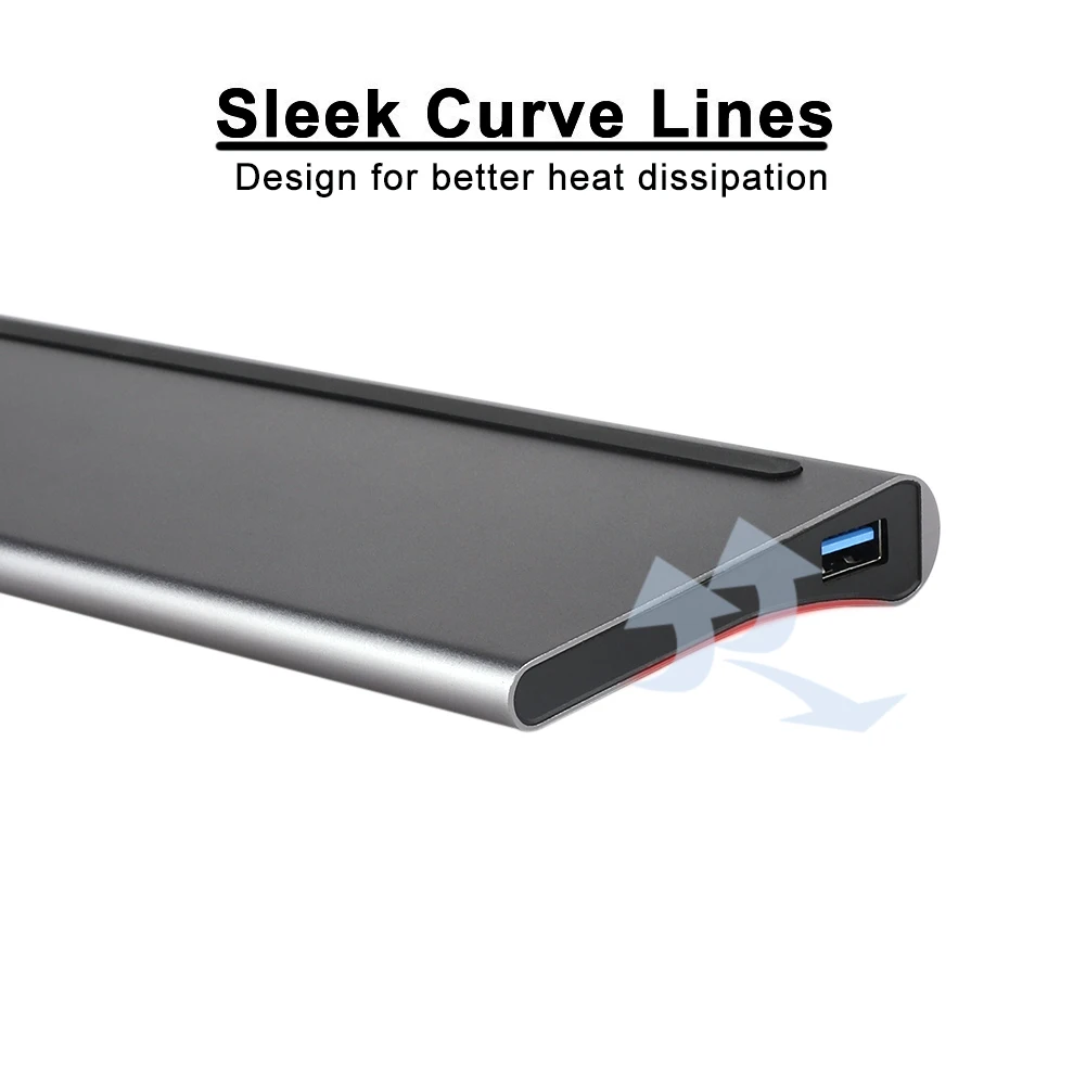 USB-C концентратор type C концентратор USB 3,0 Thunderbolt HDMI VGA 3,5 мм аудио RJ45 адаптер для MacBook Pro samsung Galaxy S9 USB C концентратор
