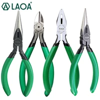 laoa 4pcs mini cutting pliers diagonal cutting pliers 5inch long nose pliers jewelry repair tools