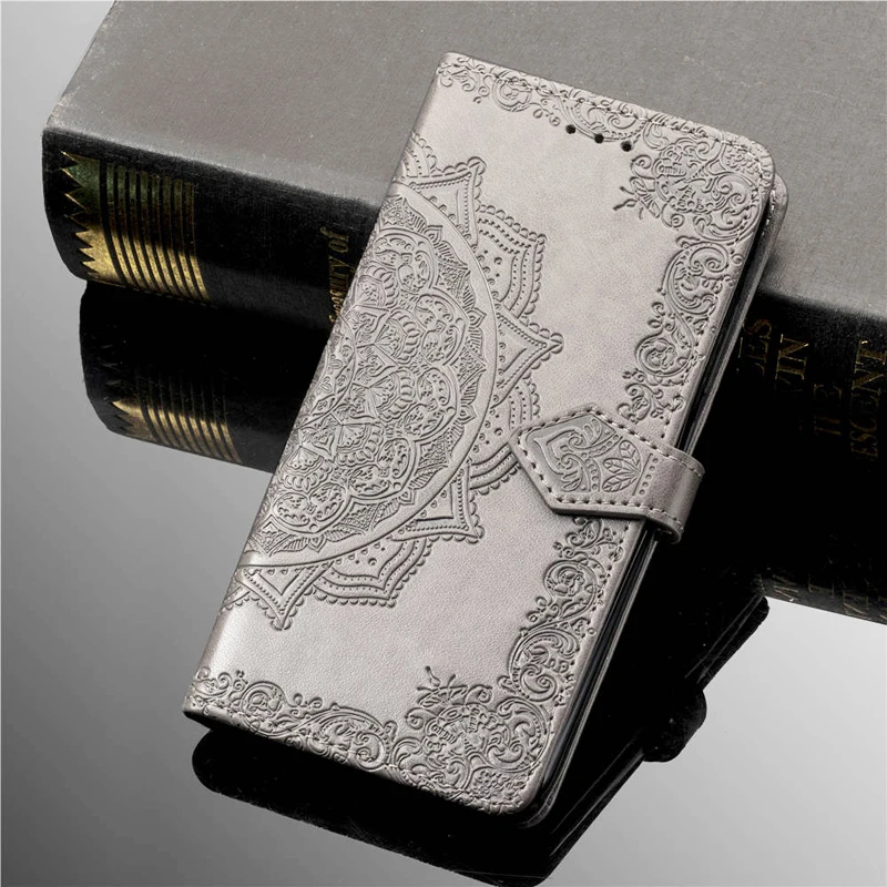 3D Flower Flip leather case on For Samsung A20 Case back phone Galaxy A 20 SM-A205F A205 A205F Cover | Мобильные телефоны и