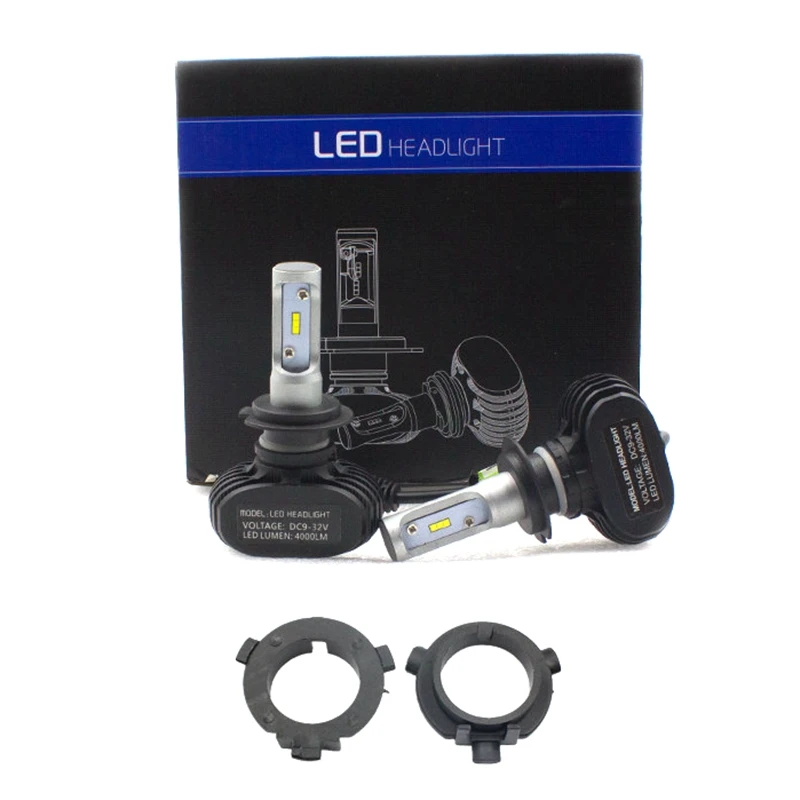 Faro LED H7 con adaptador, retenedor de clip para Hyundai i30 Veloster H7, faros LED para KIA K4 K5 Sorento CEED H7 LED