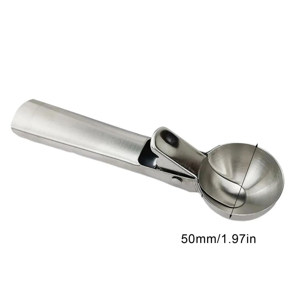 

7 Inch Ice Cream Scoop Home Kitchen Tool Stainless Steel Handle Spoon Fruit Candy Ice Ball Maker Scoop Kitchen Gadgets