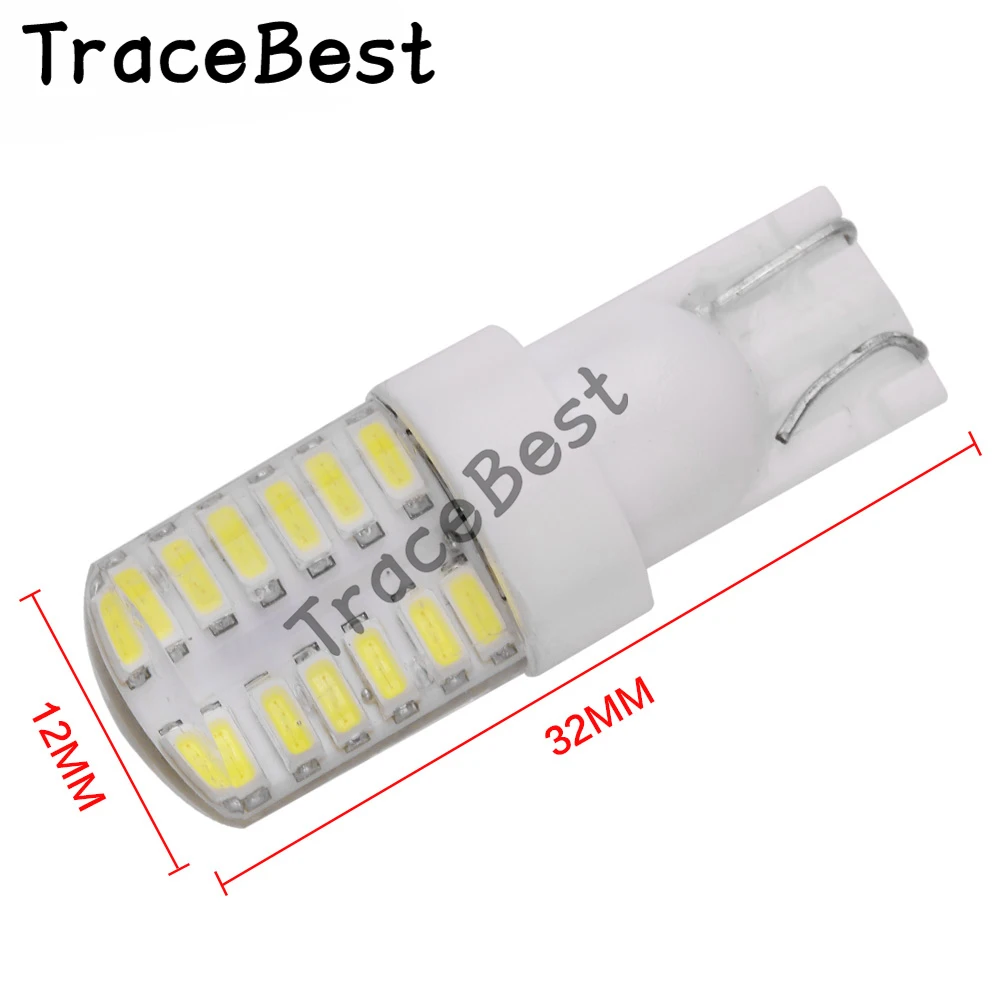 4 шт. T10 168 194 W5W 24 3014 SMD габаритные огни клиновидные светодиоды для автомобиля