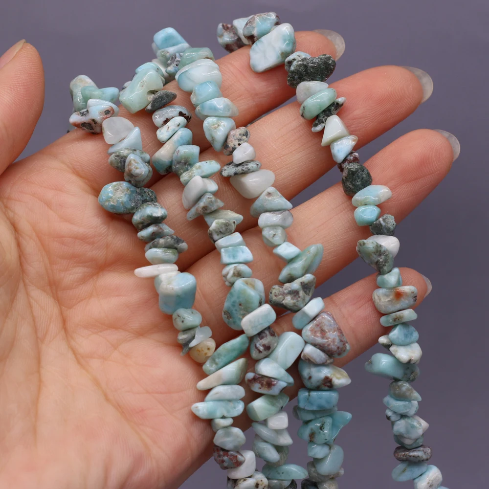 

Best Selling Natural Semi-precious Stones and Aquamarine Beads Size 5-8mm Length 40 Cm For Making DIY Exquisite Handicraft Gifts