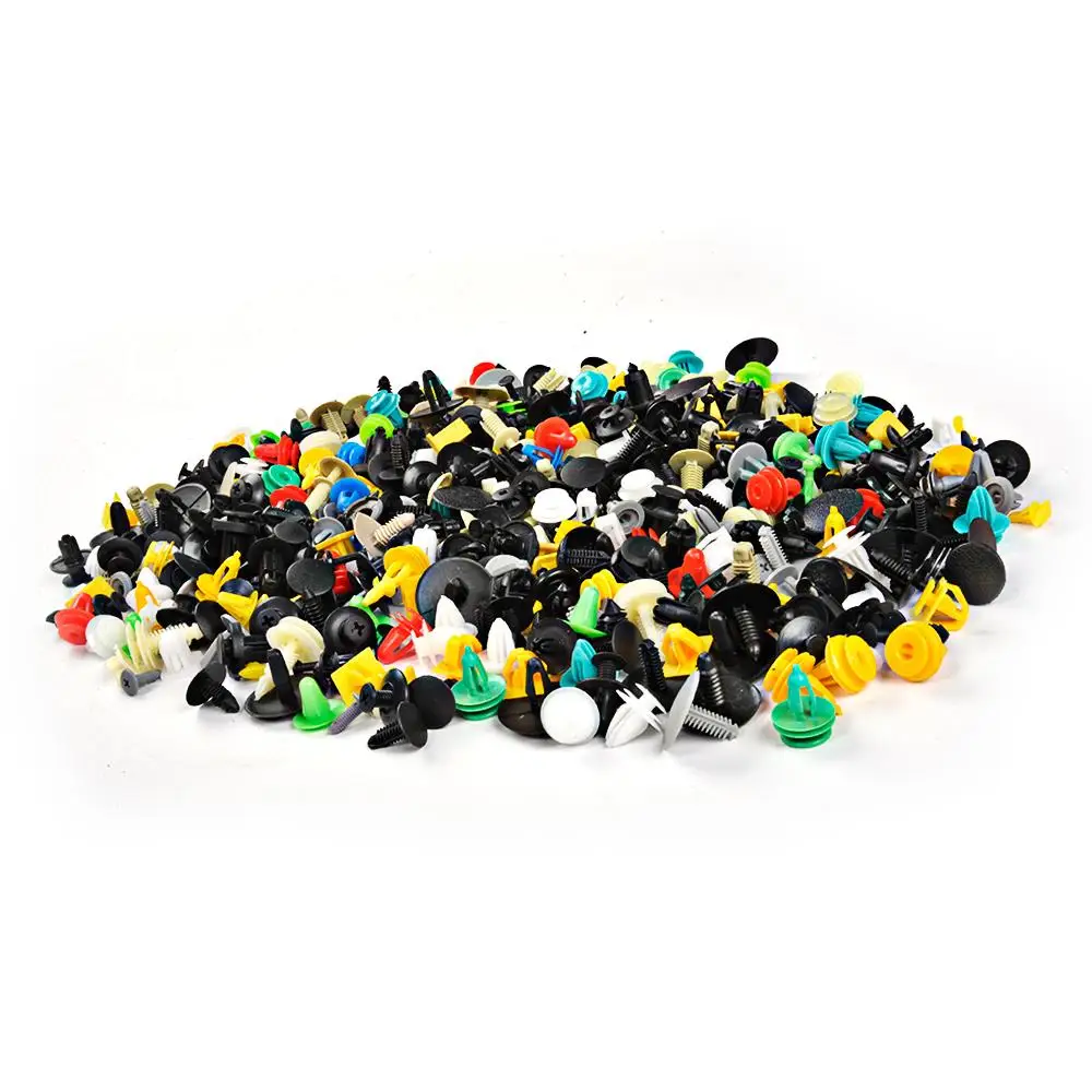 200 шт. автомобильные заклепки пластиковый комплект фиксаторы зажимы подходят для