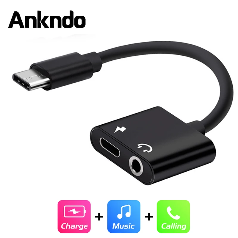 Адаптер ANKNDO 3 в 1 с USB Type-C на 5 мм | Мобильные телефоны и аксессуары