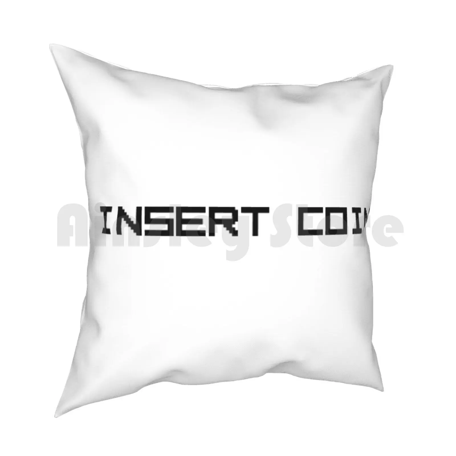 Чехол-наволочка с рисунком в виде монеты мягкая задняя крышка вставка для