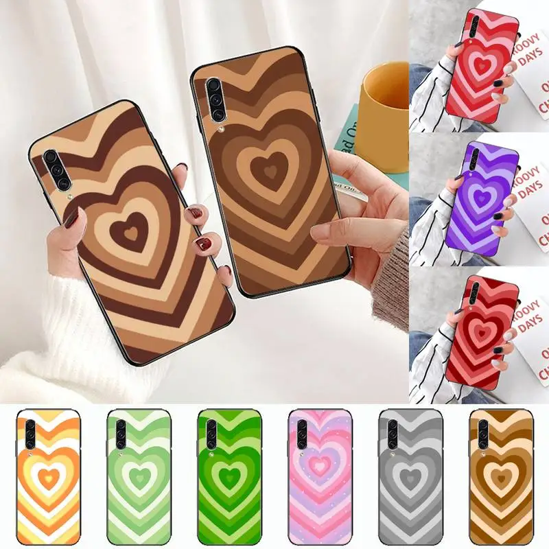 

Latte Love Coffee Heart Phone Case For Samsung A S M Note 9 10 20 fe 21 71 30 ultra plus 5g 11 31 51 s