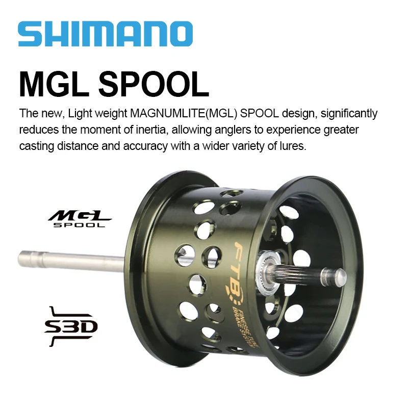 Pаспродажа Катушки для заброса приманки SHIMANO CURADO BFS, миниатюрные водонепроницаемые катушки для рыбалки с белой полосой