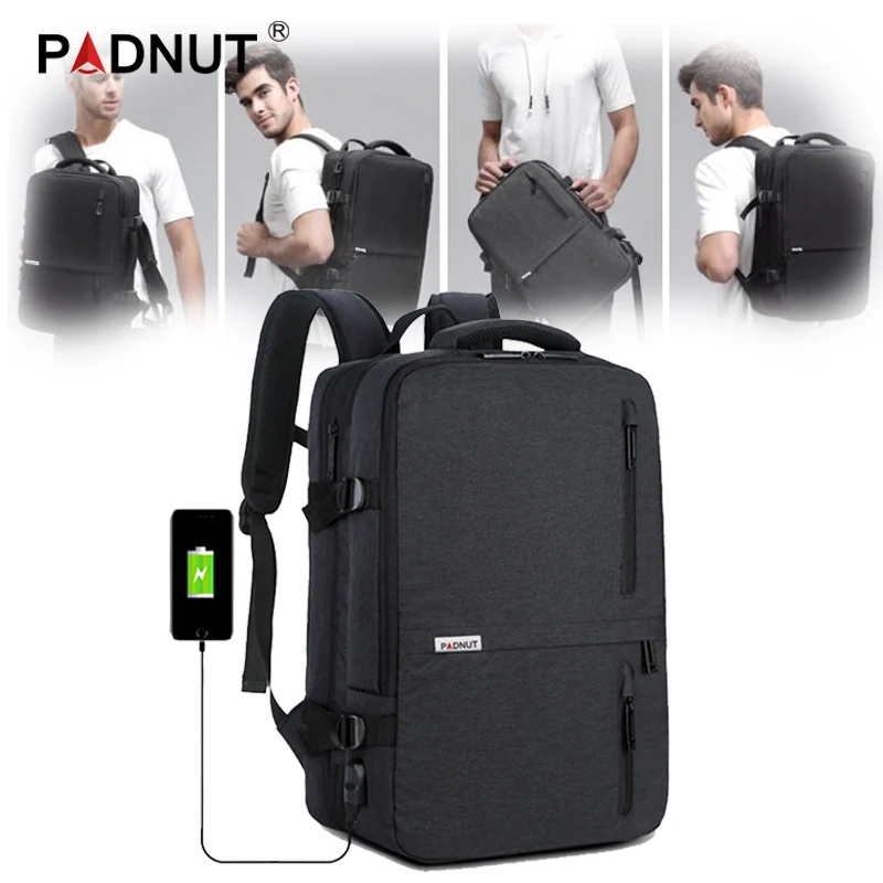 Рюкзак с защитой от кражи 17 дюймов мужской рюкзак для ноутбука противоугонная