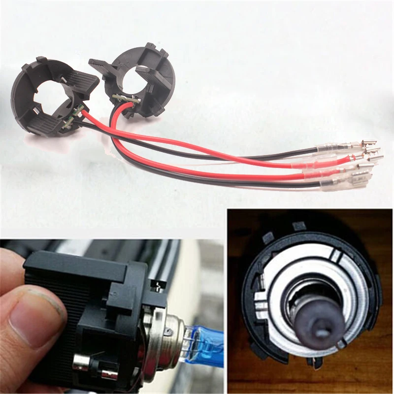 2 шт. H7 HID ксеноновые лампы держатели ламп адаптеры базовые фиксаторы для