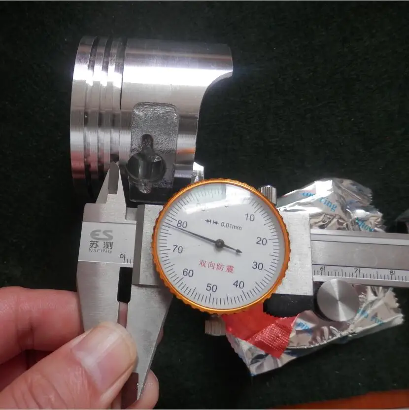 Поршневой комплект EY15 63 мм для Робина двигателя в сборе с кольцом зажимом 4 цикла