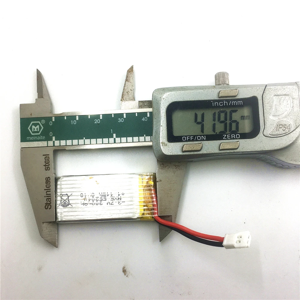 Bater&iacute;a Lipo de 3,7 V, 300mAh para WLtoys V911S RC, accesorios de repuesto para helic&oacute;ptero WL Tech V911S, 2 unids/lote-3