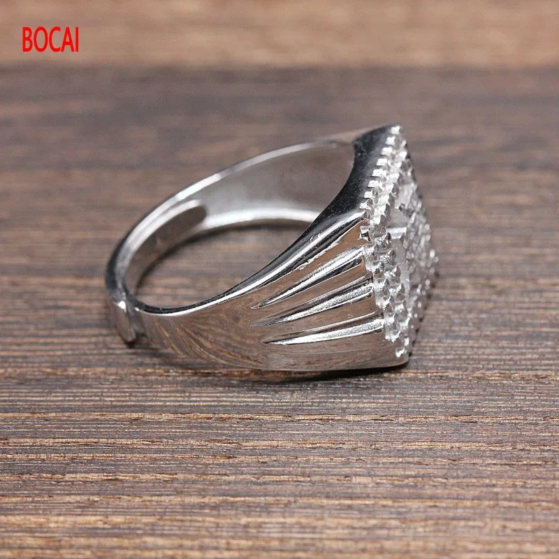 

Real 925 silver ring handmade plain silver men's silver ring