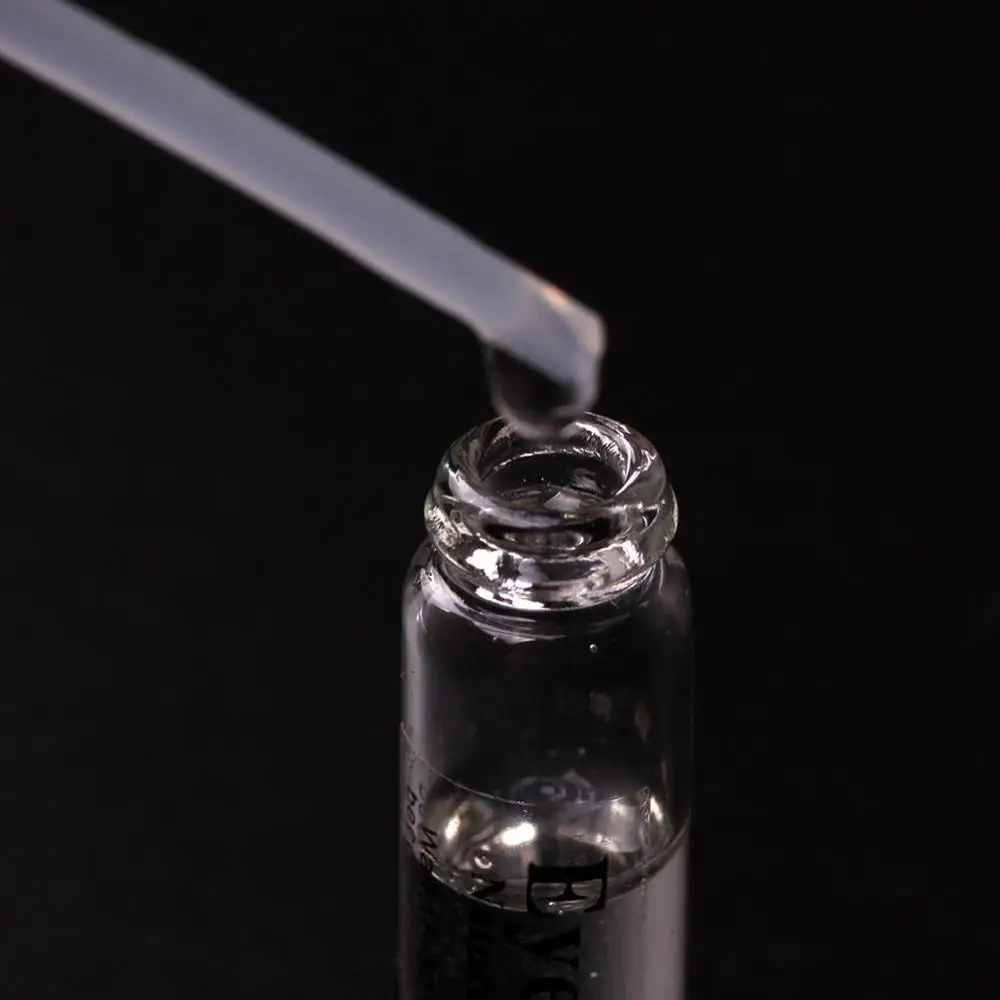 2 мл клей для накладных ресниц прозрачное стекло дорожный размер Карандаш Макияж