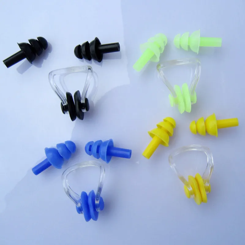 

Factory Direct Swimming Nose Clip Nose Clip Nose Clip Earplug Earplugs Suit Swim Earplugs