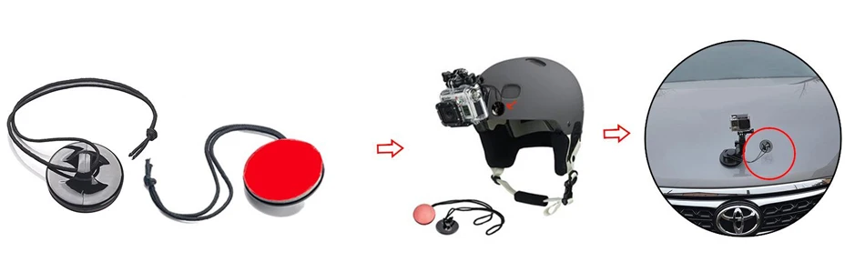 GEEKAM Экшн-камера H2R/H2 ультратонкий HD 4 K/25fps WiFi 2," 170D подводный водонепроницаемый велосипедный шлем Экстремальные виды спорта видео камера