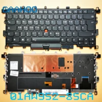 brand new original ca canada keyboard for lenovo thinkpad x1 yoga 1st 2in1 laptop keyboard backlit 01aw952 85ca